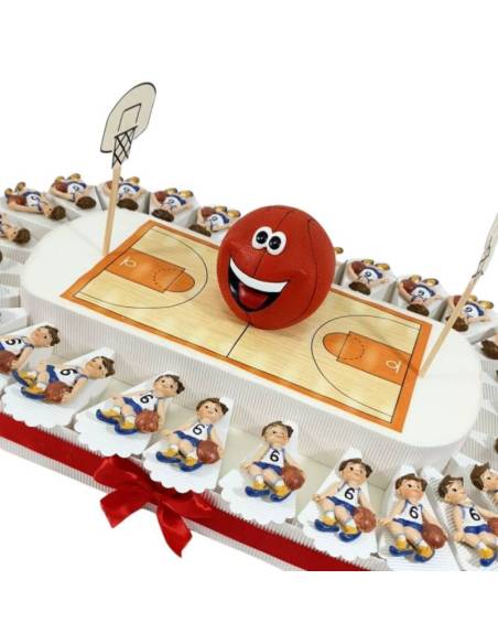 BOMBONIERE BASKET campo PALLACANESTRO magnete