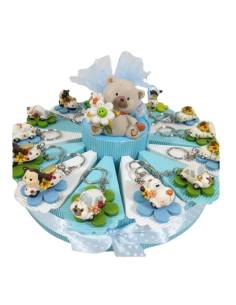 Bomboniere torta spedizione inclusa animaletti portachiavi