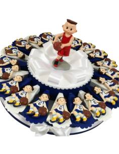 TORTA BOMBONIERA sport pallacanestro basket idee bomboniere