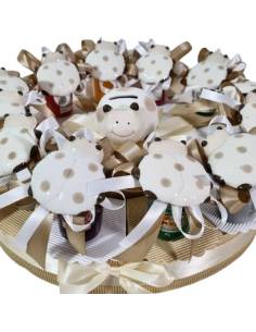 Torta Bomboniere candele profumate Yankee Candle coccinella magnete