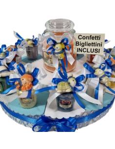 Bomboniere Yankee Candle a torta portaconfetti magneti marini