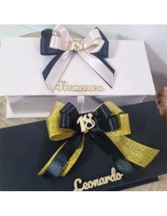 Santero mini spumante bomboniera scatola degustazione confetti 2