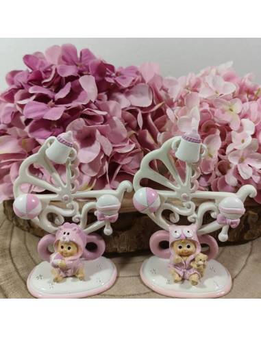 Idee bomboniere Nascita Battesimo bimba carrozzina calamite