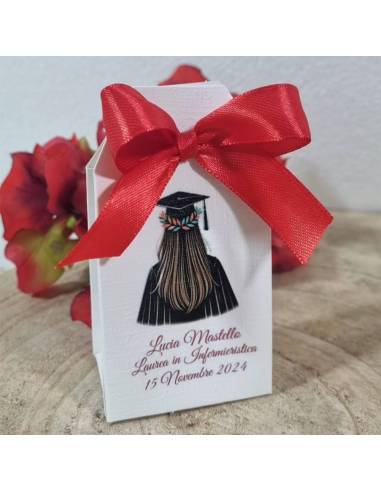 Bomboniere laurea infermiera scatoline portaconfetti personalizzate