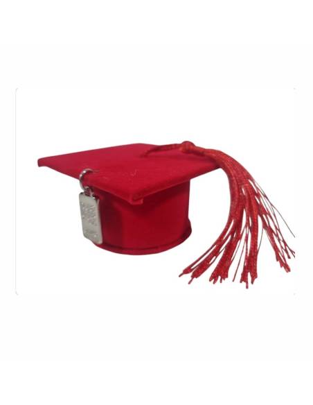 Bomboniere laurea economia aziendale tocco velluto rosso calcolatrice| Sindy Bomboniere