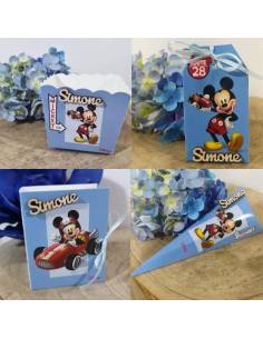 Portaconfetti scatola Nascita Battesimo maschio Topolino personalizzate