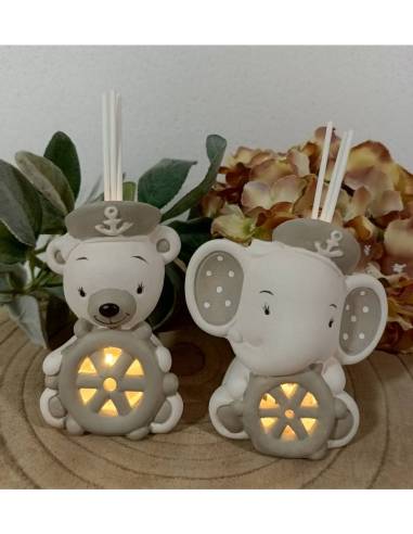 Profumatori bomboniere Battesimo animali tema mare