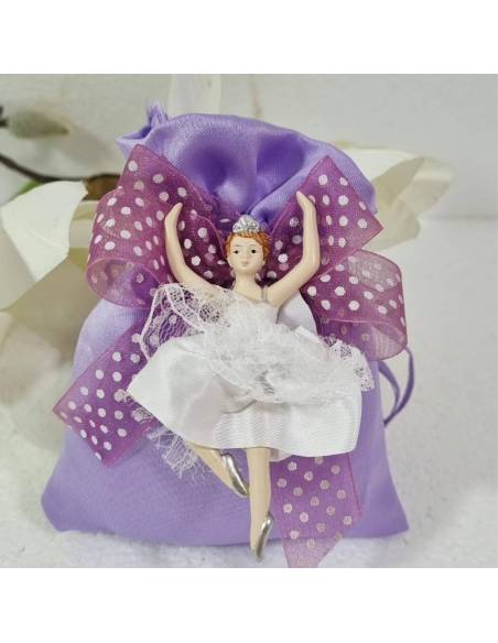 Sacchetti ballerine magnete in resina ultimi 23 bomboniere