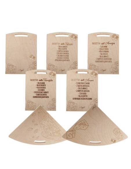 Angie bomboniere utili Linea Betulla taglieri