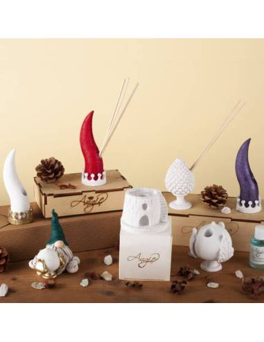 Angie bomboniere Linea Magnolia Magic profumatori ambiente e gnomo