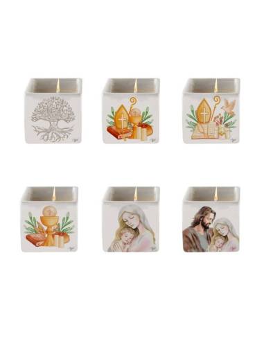 Angie bomboniere Linea Mogano candele profumate icone sacre