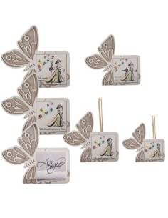 Angie bomboniere Linea Palissandro Matrimonio farfalle
