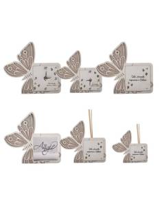 Angie bomboniere Linea Palissandro frase farfalle