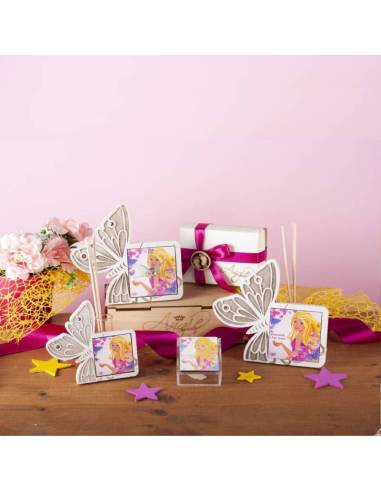 Angie bomboniere Linea Palissandro Lady B farfalle