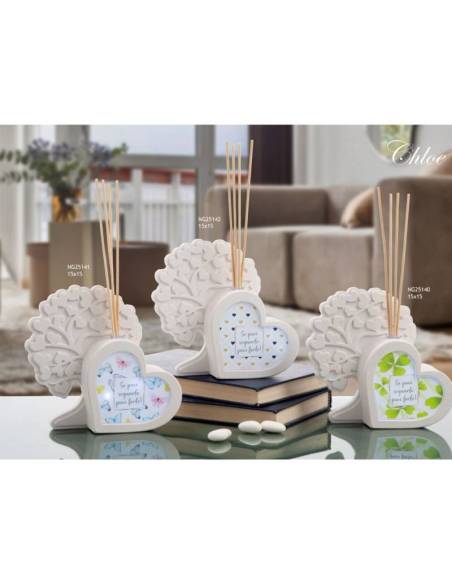 Dolcicose bomboniere Linea Chloe profumatori ambiente albero della vita cuori