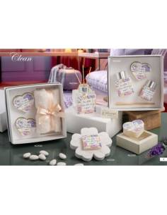 Dolcicose bomboniere Linea Clean tema floreale rose colorate