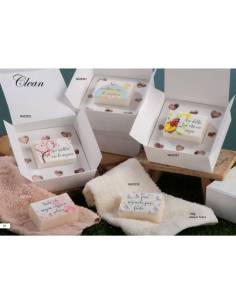 Dolcicose bomboniere Linea Clean saponette profumate rettangolari