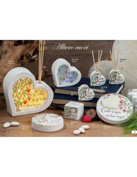 Dolcicose bomboniere Linea Albero Cuori Matrimonio