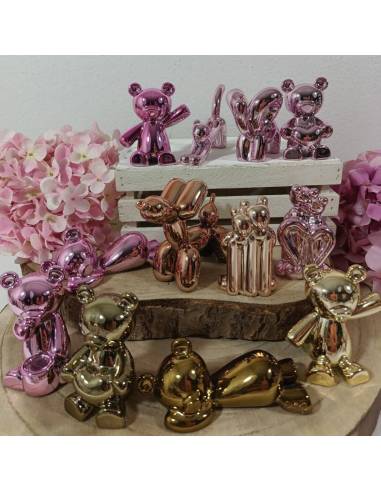 Bomboniere in ceramica statuine animaletti palloncini misti