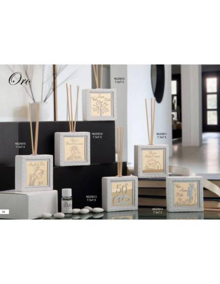 Dolcicose bomboniere Linea Oro profumatori ambiente eleganti