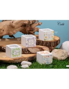 Dolcicose bomboniere Linea Cubi candele profumate particolari