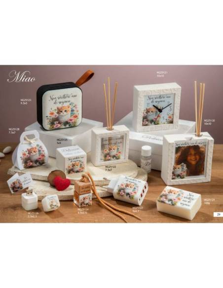 Dolcicose bomboniere Linea Miao fantasia gatti