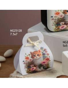 Dolcicose bomboniere Linea Miao scatole portaconfetti tenero gattino