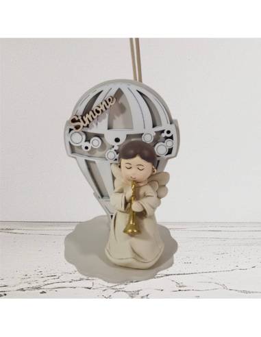 Bomboniere Comunione Angelo profumatore mongolfiera