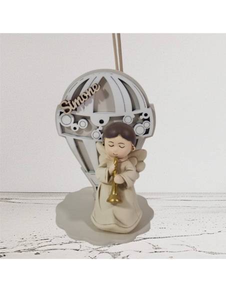 Bomboniere Comunione Angelo profumatore mongolfiera