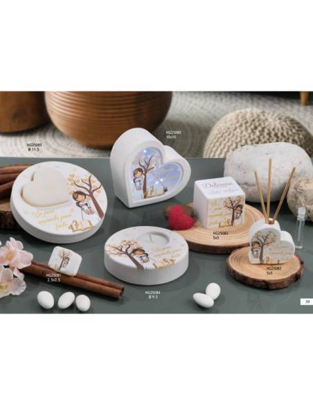 Dolcicose bomboniere Linea Girl and Boy albero della vita con frase