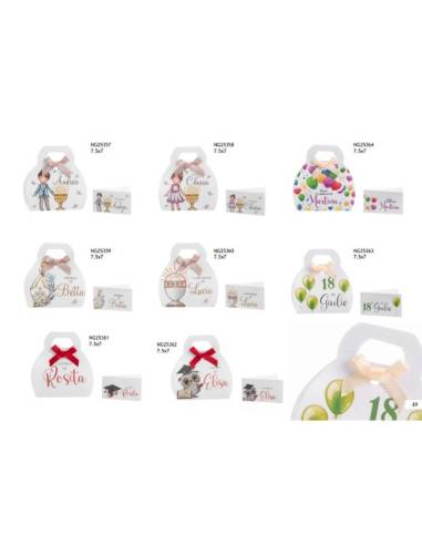 Dolcicose bomboniere Linea Bag scatoline portaconfetti personalizzate