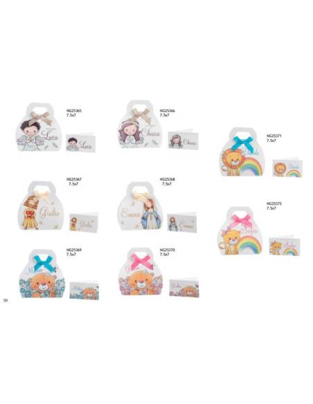 Dolcicose bomboniere Linea Bag scatole portaconfetti personalizzate