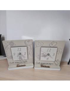 Bomboniere utili orologio cuori e fiori