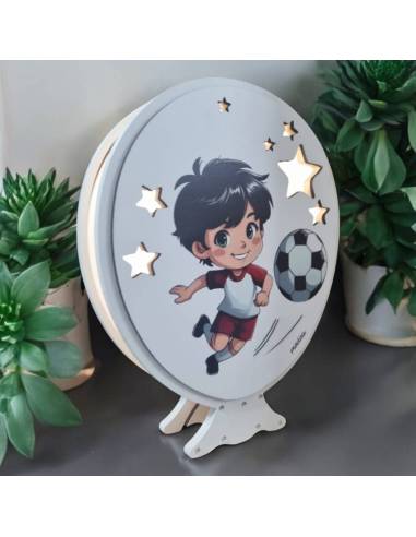 Bomboniere calciatore lampada palloncino