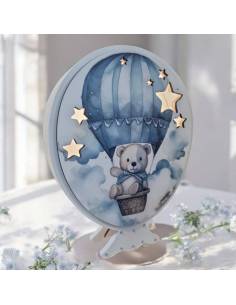 Bomboniere Battesimo orsetto lampada palloncino