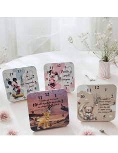 Orologio Made in Italy vari personaggi bomboniere Battesimo