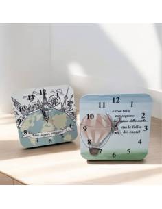 Orologio Made in Italy bomboniere tema viaggio