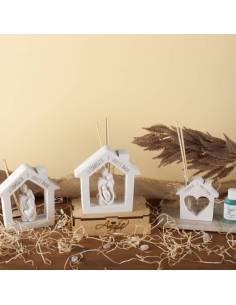 Angie bomboniere Linea Pino Diffusori per ambienti casetta