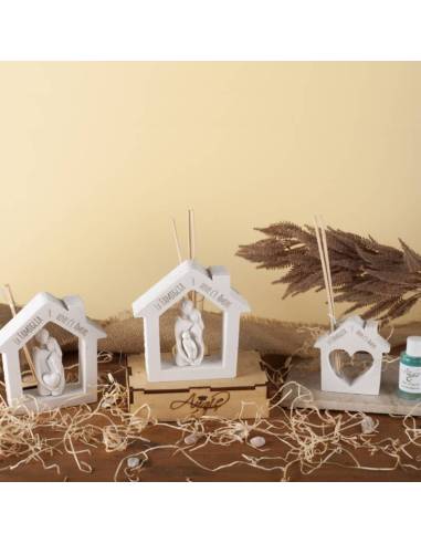 Angie bomboniere Linea Pino Diffusori per ambienti casetta