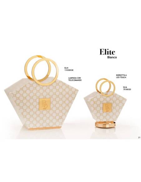 Buba Design bomboniere Linea Elite lampade luce led borse