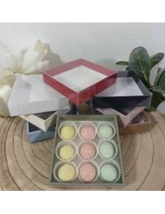 Scatole degustazione confetti quadrate 8*8*2 cm