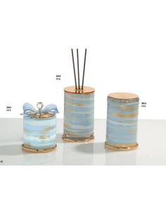 Bomboniere Buba Design Linea Classique moderne celesti e dorate