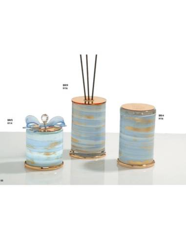 Bomboniere Buba Design Linea Classique moderne celesti e dorate