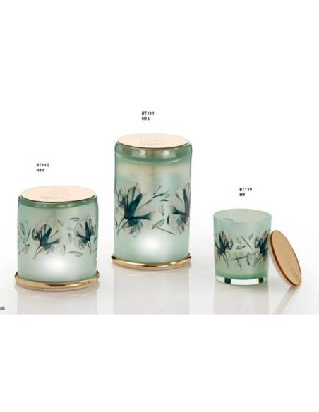 Bomboniere Buba Design Linea Classique lampade luce led e candela fantasia floreale