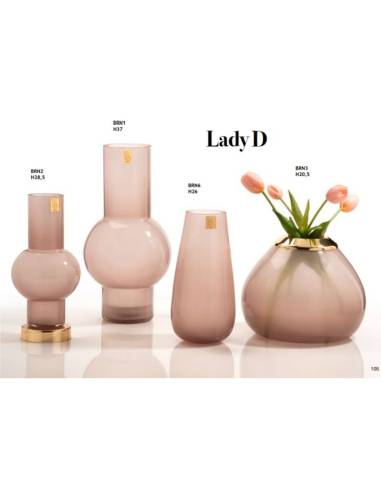 Bomboniere Buba Design Linea Lady D vaso portapiante o lampada moderna