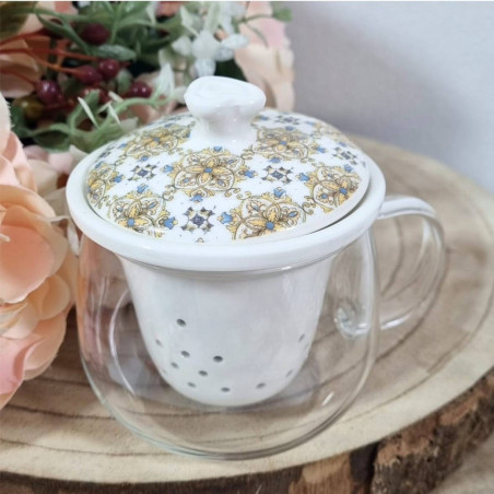 Bomboniere matrimonio utili tisaniera maioliche