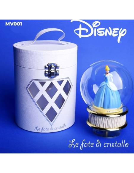 Le Fate Di Cristallo Linea Disney bomboniere carillon principessa Cenerentola