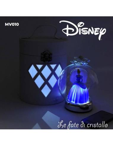 Bomboniere Le Fate Di Cristallo Linea Disnep Lampada led principessa Cenerentola