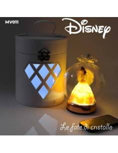 Le Fate Di Cristallo bomboniere Linea Disney lampade luci led principessa Belle