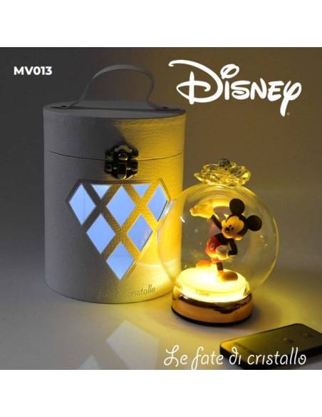 Le Fate Di Cristallo bomboniere Linea Disney lampade led topolino